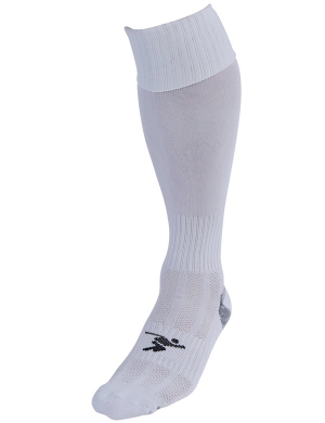 Precision Plain Pro Football Socks - White